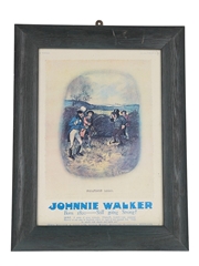 Johnnie Walker Sporting Print - Golfing 1820 1930 - Tom Browne 37cm x 28cm