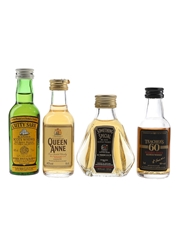 Cutty Sark, Something Special De Luxe, Teacher's 60 Reserve Stock & Queen Anne Bottled 1970s-1980s 4 x 5cl / 40%