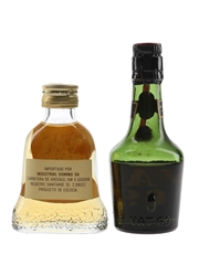 Bell's Extra Special & Vat 69 Bottled 1970s-1980s 2 x 5cl / 40%