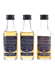 Royal Lochnagar 12 Year Old Bottled 1980s 3 x 5cl / 40%