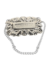 Silver Plated Whisky Decanter Collar  5.5 x 3.5cm