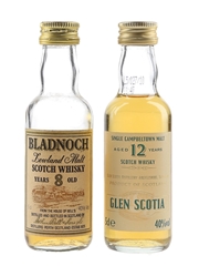 Bladnoch 8 Year Old & Glen Scotia 12 Year Old