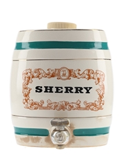 Sherry Barrel Dispenser W & A Gilbey Limited - Wade Ceramic 14cm x 12.5cm