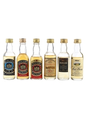 Blair Athol 8 Year Old, Dufftown Glenlivet 8 Year Old, Dufftown 10 Year Old, St Michael Highland 10 Year Old Bottled 1970s-2000s 6 x 5cl