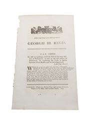 Act To Continue, Until The End Of The Next Session Of Parliament, For Regulating The Trade In Spirits Between Great Britain And Ireland Respectively, 1815