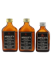 Ainslie's Royal Edinburgh Bottled 1970s 3 x 5cl / 40%