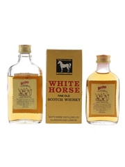 White Horse Bottled 1970s 2 x 4cl-5cl / 40%