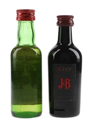 J&B Rare & Jet 12 Year Old Bottled 1970s-1990s 2 x 5cl