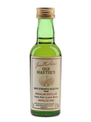 Macallan 1980 James MacArthur's - Old Master's 5cl / 57.8%