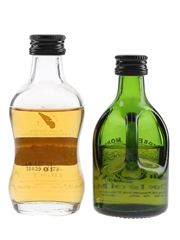 Isle Of Jura 10 Year Old & Tobermory Bottled 1990s-2000s 2 x 5cl / 40%