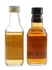 Cragganmore 12 Year Old & Edradour 10 Year Old Bottled 1990s & 2000s 2 x 5cl / 40%