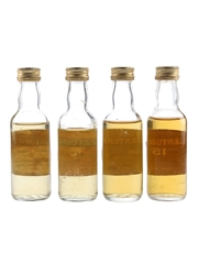 Glenturret 8, 10, 12 & 15 Year Old Bottled 1980s 4 x 5cl