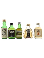 Falls Of Dochart, Queen Anne, Sheep Dip, Something Special & Whyte & Mackay Bottled 1970s-1980s 4 x 5cl-5.6cl / 40%