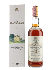 Macallan 12 Year Old Bottled 1980s-1990s - Giovinetti 75cl / 43%