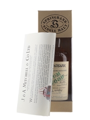 Springbank 1989 12 Year Old Rum Wood Bottled 2002 70cl / 54.6%
