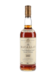 Macallan 1967 18 Year Old Bottled 1986 75cl / 43%