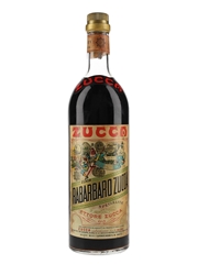 Zucca Elixir Rabarbaro Bitters Bottled 1960s 98cl / 16%