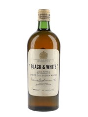 Buchanan's Black & White Spring Cap Bottled 1950s 75cl