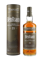 Benriach 21 Year Old Temporis Bottled 2018 - Peated Malt 70cl / 46%