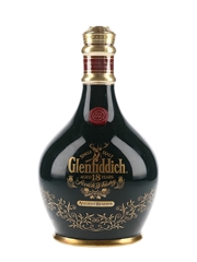 Glenfiddich 18 Year Old Ancient Reserve Bottled 1990s - Green Ceramic Decanter 70cl / 43%