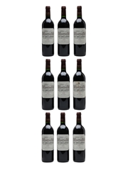 Les Brulieres De Beychevelle 1999 Saint Julien - Second Wine Of Chateau Beychevelle 9 x 75cl / 13%