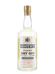Booth's Finest Dry Gin Bottled 1965 75.7cl / 40%