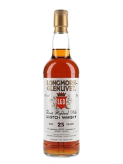 Longmorn Glenlivet 25 Year Old Bottled 2000 - Gordon & MacPhail 70cl / 40%