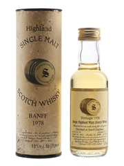 Banff 1978 18 Year Old Bottled 1997 - Signatory Vintage 5cl / 43%