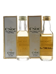 AnCnoc 12 Year Old Bottled 1990s-2000s  - Knockdhu Distillery Company 2 x 5cl / 40%