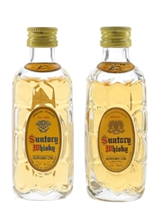 Suntory Kakubin Bottled 1980s-1990s 2 x 5cl