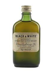 Black & White 70 Proof Bottled 1970s 5cl / 40%