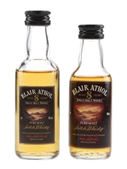 Blair Athol 8 Year Old Bottled 1980s-1990s 2 x 5cl / 40%