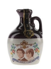 Rutherford's Ceramic Royal Wedding Decanter 1981 Bottled 1980s - Charles & Diana 5cl / 40%