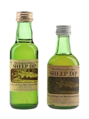 Sheep Dip 8 Year Old Bottled 1970s-1980s 2 x 5cl / 40%