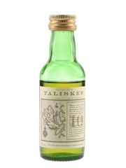 Talisker 10 Year Old Map Label Bottled 1990s 5cl / 45.8%