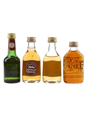 Assorted Whisky Liqueurs Atholl Brose, Glayva & Stag's Breath 4 x 5cl