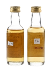 Old Elgin 8 Year Old & Old Orkney Bottled 1980s - Gordon & MacPhail 2 x 5cl / 40%