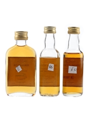 Pride Of Lowlands 12 Year Old & Pride Of Strathspey 12 & 25 Year Old Bottled 1980s-1990s - Gordon & MacPhail 3 x 5cl / 40%