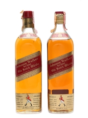 Johnnie Walker Red Label Bottled 1970s 2 x 70cl / 40%