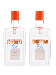 Cointreau Advertising Prints & Cointreau Fizz Serving Bottles 2x Prints & 2x Cocktail Serving Bottles 