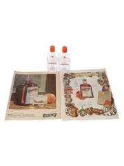 Cointreau Advertising Prints & Cointreau Fizz Serving Bottles