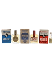 Robbie Burns Matches Bottled 1970s - The World's Smallest Bottles Of Scotch Whisky 3 x 1cl / 40%