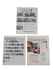 Early Times Bourbon Adverts 3 x Prints - 1959-1960 3 x 26cm x 36cm