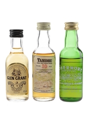 Glen Grant, Tamdhu 10 & Tobermory Bottled 1980s-1990s 3 x 5cl / 40%