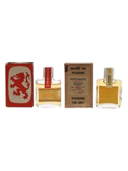 Matches Blended Scotch Whisky & Whyte & Mackay, Bottled 1970s-1980s - The World's Smallest Bottle Of Scotch Whisky 2 x 1cl / 40%