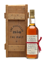 Macallan 1950 Handwritten Label