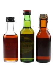 Captain Morgan Black Label, Rhum Negrita & Newfoundland Screech Bottled 1970s-1980s 3 x 5cl / 40%