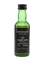 Glenury Royal 1966 23 Year Old Bottled 1990 - Cadenhead's 5cl / 53.8%