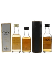 AnCnoc 12 Year Old, Strathisla 12 Year Old & Tomatin 10 Year Old Bottled 1980s-1990s 3 x 5cl