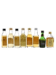 Assorted Blended Scotch Whisky Black Prince, Grand Macnish, House Of Peers, Melrose Abbey, Royal Deeside, Poit Dhubh, Vat 69 & White Horse 8 x 5cl / 40%